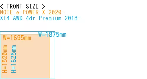 #NOTE e-POWER X 2020- + XT4 AWD 4dr Premium 2018-